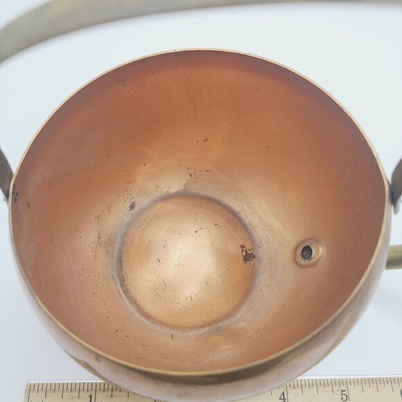 Vintage Coppercraft Guild Watering Can Mid-Century Modern Copper & Brass - Picture 7 of 8
